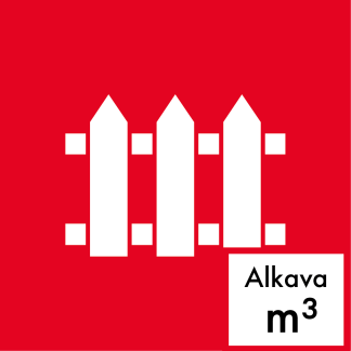 Kotitalouksien kyllästetty puu max. m3