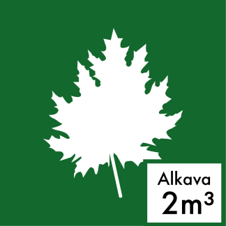 Vieraslajit (alkava 2 m³)
